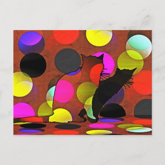 Katzenkarte Briefkaart (Voorkant)