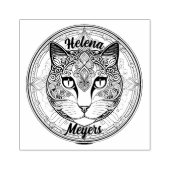Katzenkopf Rubberstempel (Afrduk)