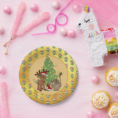 Katzenweihnachten Papieren Bordje (Feest)