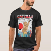 katzilla katretro kat t-shirt (Voorkant)