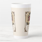 Katzpiss – Duits parodielabel Wijnlabel Latte Cup Latte Mok (Voorkant)