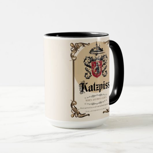 Katzpiss Mok – Duits parodielabel (Voorkant rechts)