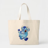 Kau Blue Grote Tote Bag (Voorkant)