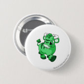 Kau Green Ronde Button 5,7 Cm (Voorkant /achterkant)