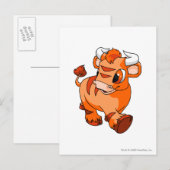 Kau Sinaasappel Briefkaart (Voorkant / Achterkant)