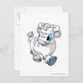 Kau White Briefkaart (Voorkant / Achterkant)