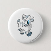 Kau White Ronde Button 5,7 Cm (Voorkant)