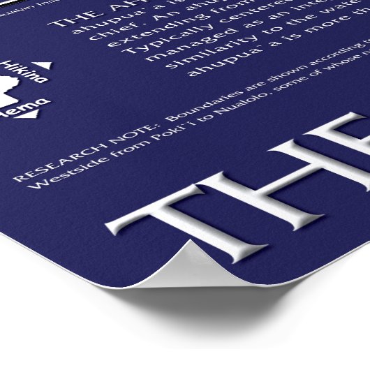 Kauai Ahupuaa Poster (Hoek)