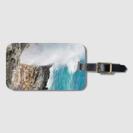 Kauai Aqua Oceaan Spuitende Hoorn Poipu Bagagelabel