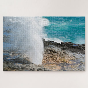 Kauai Aqua Oceaan Spuitende Hoorn Poipu Legpuzzel