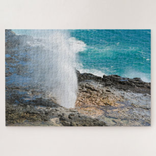 Kauai Aqua Oceaan Spuitende Hoorn Poipu Legpuzzel
