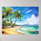 Kauai Beach Day Poster (Voorkant)