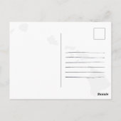 Kauai Beach Hawaii Retro Palm Trees 60s Souvenirs Briefkaart (Achterkant)