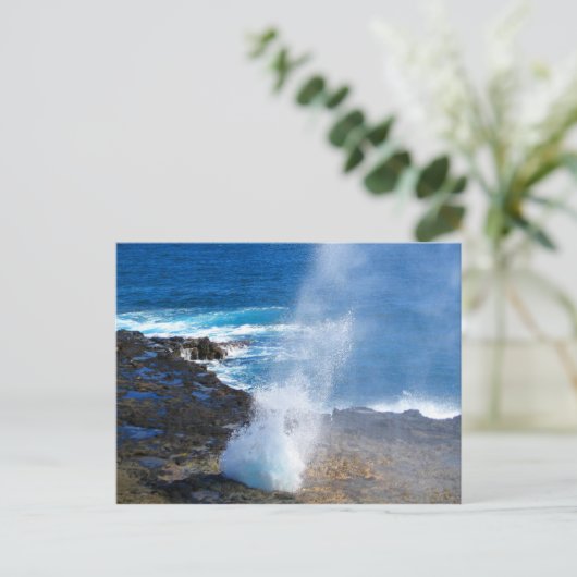 Kauai blaasgat briefkaart (Staand voorkant)