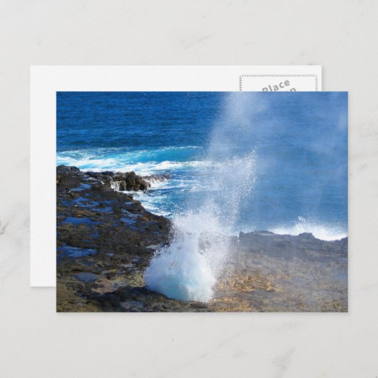 Kauai blaasgat briefkaart (Voorkant / Achterkant)