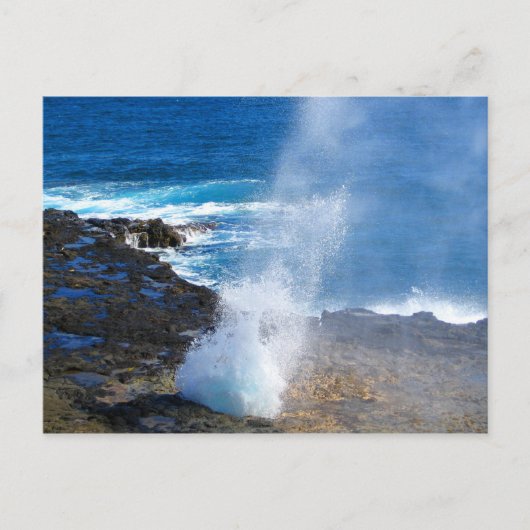 Kauai blaasgat briefkaart (Voorkant)