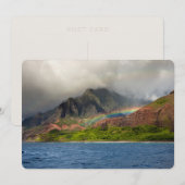 Kauai Briefkaart Linen Hartelijk dank voor uw verh (Voorkant / Achterkant)