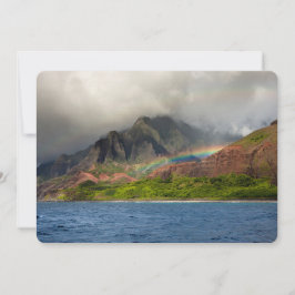 Kauai Briefkaart Linen Hartelijk dank voor uw verh