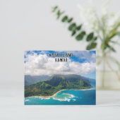 Kauai-Briefkaart op Hawaï Briefkaart (Staand voorkant)