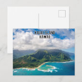 Kauai-Briefkaart op Hawaï Briefkaart (Voorkant / Achterkant)