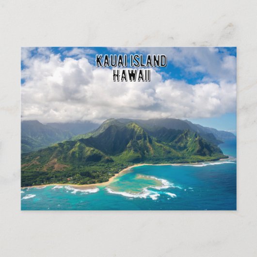 Kauai-Briefkaart op Hawaï Briefkaart (Voorkant)