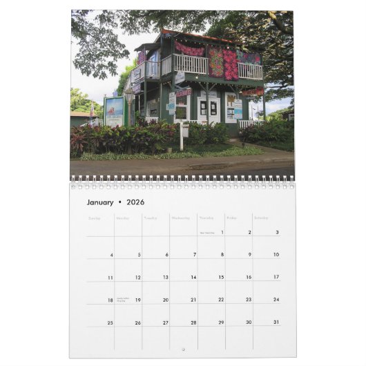 Kaua'i Calendar Kalender (Jan 2026)