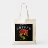 Kauai Coffee Hawaii beroemd eiland Modern Hawaiian Tote Bag (Achterkant)