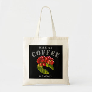 Kauai Coffee Hawaii beroemd eiland Modern Hawaiian Tote Bag