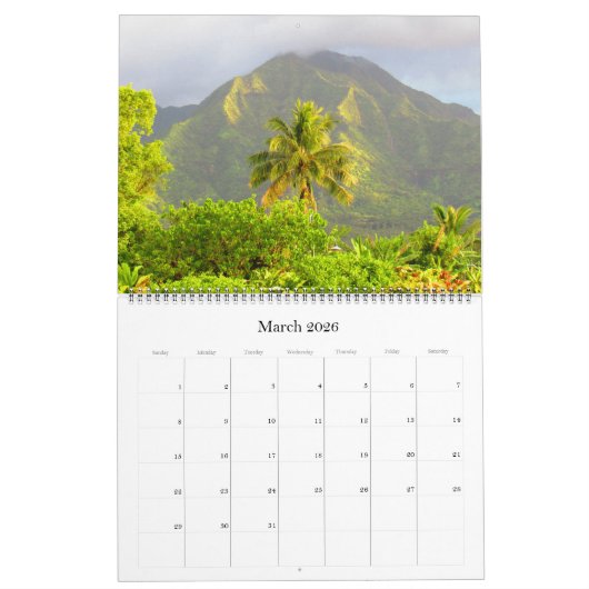 kauai dromen 2025 groot kalender (Mar 2026)