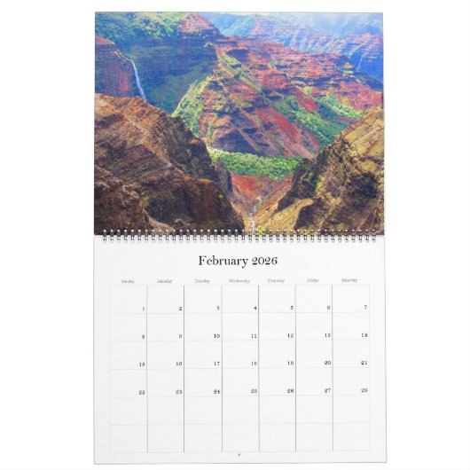 kauai dromen 2025 groot kalender (Feb 2026)