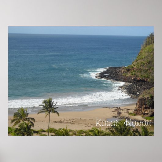 Kauai eiland Hawaï Poster (Voorkant)