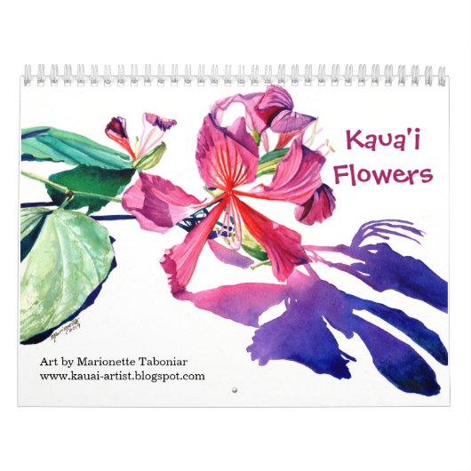 Kauai Flowers Kalender (Hoes)