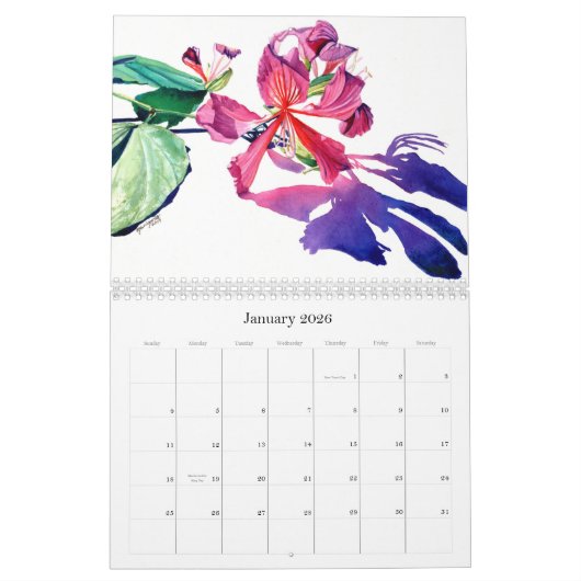 Kauai Flowers Kalender (Jan 2026)