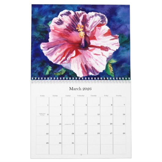 Kauai Flowers Kalender (Mar 2026)