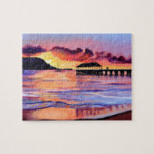 Kauai Hanalei Pier Jigzaag Puzzle Legpuzzel (Horizontaal)