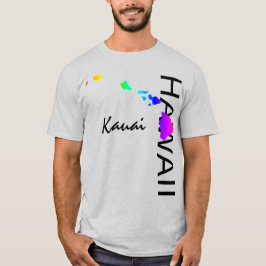 KAUAI - HAWAÏ EILANDEN NEON REGENBOOG T-SHIRT
