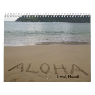 Kauai Hawaï Kalender