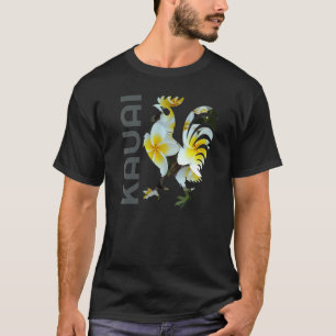 Kauai Hawaï Kip Kuiken Bloem Vintage Tropic T-shirt
