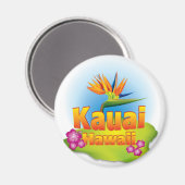 Kauai, Hawaï Ontwerp Magneet (Voorkant / Achterkant)
