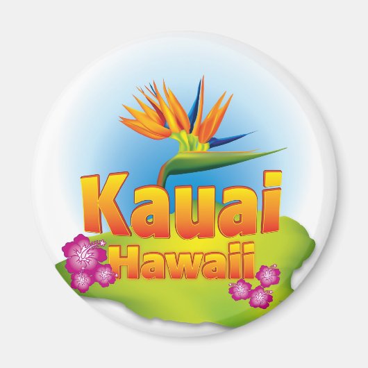 Kauai, Hawaï Ontwerp Magneet (Voorkant)
