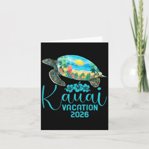 Kauai Hawaï Reis 2026 Zee Schildpad Zomer Vakantie Kaart