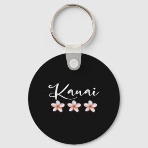 Kauai Hawaiaanse Plumeria Vakantie Luau Shirt Sleutelhanger
