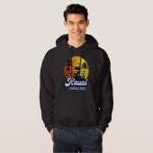 Kauai Hawaii 2023 Hawaiian Sunset Beach Retro Hoodie (Voorkant volledig)