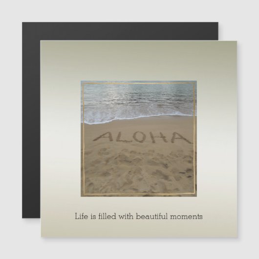 Kauai Hawaii Aloha Beach Mooi moment (Voorkant / Achterkant)