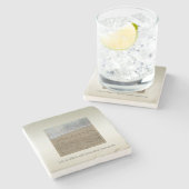 Kauai Hawaii Aloha Beach Mooi moment Stenen Onderzetter (Zijkant)