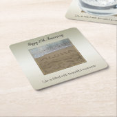 Kauai Hawaii Aloha Strand Mooie Momenten Kartonnen Onderzetters (Schuin)