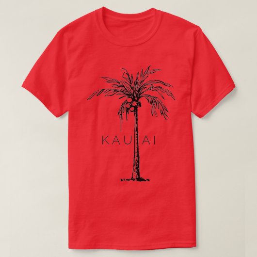 Kauai Hawaii ALOHA van het eiland T-shirt (Design voorkant)