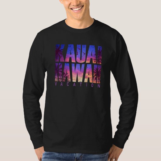 Kauai Hawaii Beach Summer Vacation Matching Family T-shirt (Voorkant)