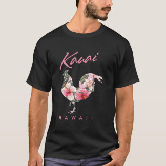 Kauai Hawaii Bloem Hibiscus Kip T-shirt