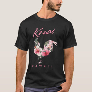 Kauai Hawaii Bloem Hibiscus Kip T-shirt